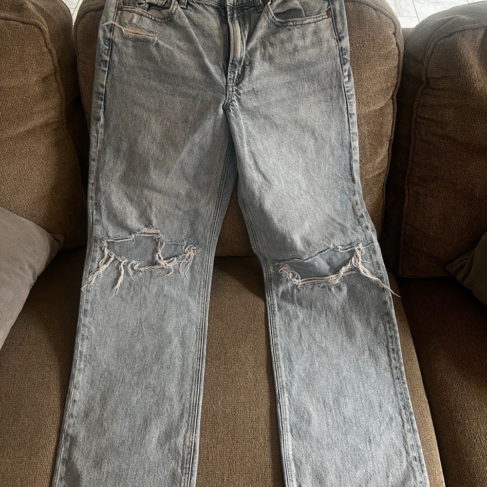 American Eagle Outfitters Light Blue Denim 6L